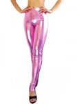 Cheap Pink Shiny Metallic Sexy Trousers - Click Image to Close