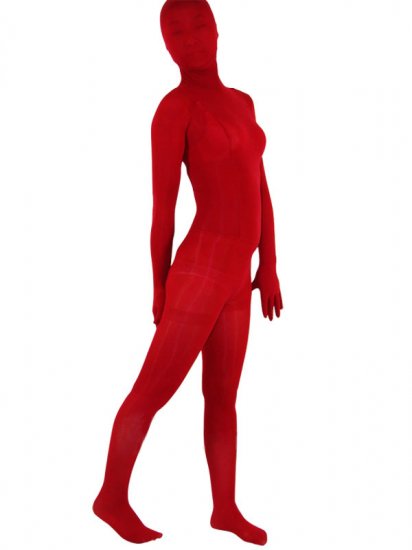 Cheap Dark Red Velvet Unisex Zentai Suit - Click Image to Close