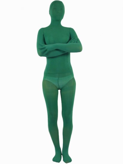 Cheap Dark Green Velvet Unisex Zentai Suit - Click Image to Close