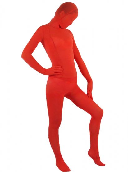 Cheap Crimson Red Velvet Unisex Zentai Suit - Click Image to Close