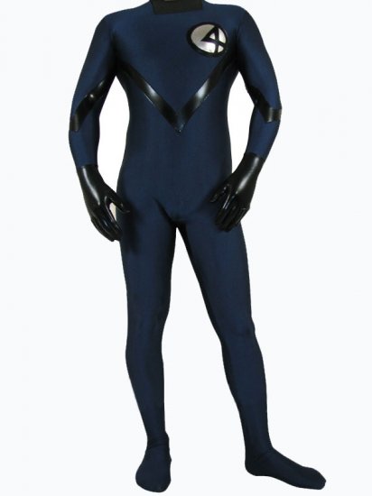 Cheap Lycra Spandex Fantastic Four Zentai Costume - Click Image to Close
