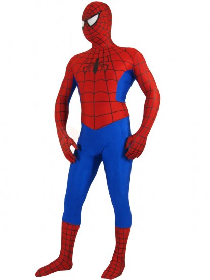 Cheap Lycra Spandex Unisex Spiderman Costume Zentai outfit - Click Image to Close