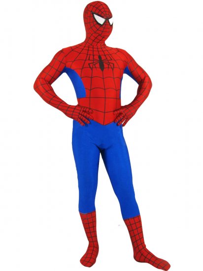 Cheap Lycra Spandex Unisex Spiderman Costume Zentai outfit - Click Image to Close