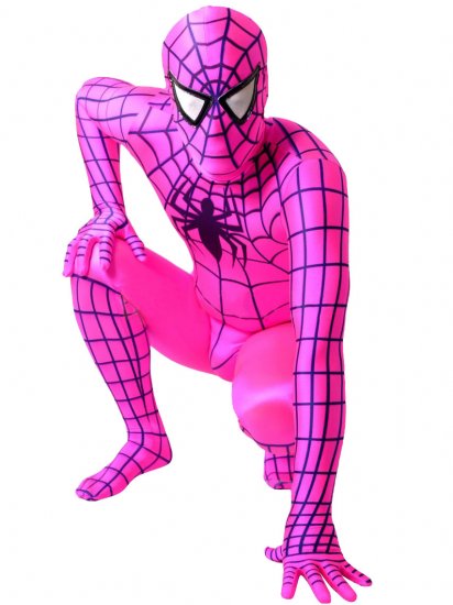 Cheap Full Body Lycra Spandex Crimson Spiderman Costume Outfit Z - Click Image to Close