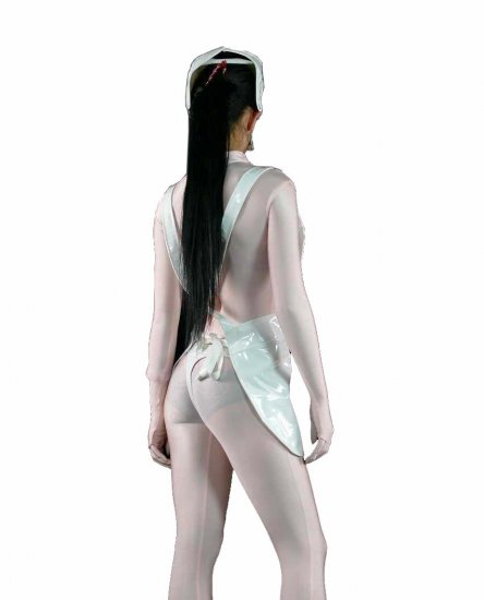 Cheap White PVC sexy suit - Click Image to Close