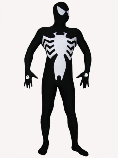 Cheap Black Lycra Spandex Spiderman Zentai Costume - Click Image to Close